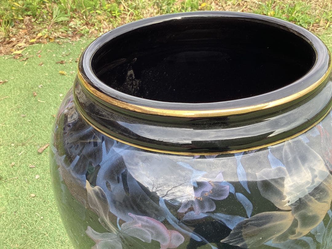 [ おの] 花瓶　フラワーベース　陶器　傘立て　イタリア製