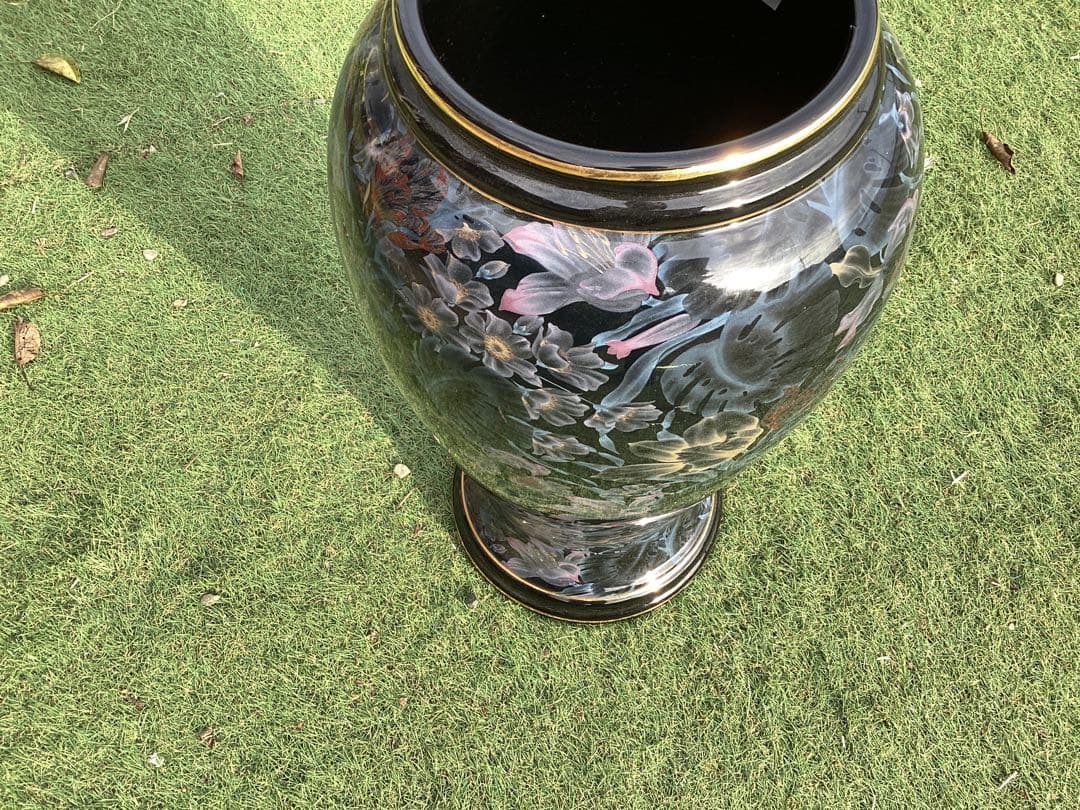 [ おの] 花瓶　フラワーベース　陶器　傘立て　イタリア製