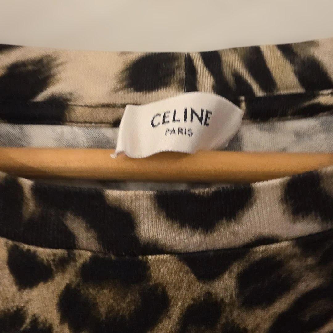 CELINE ヒョウ柄 Tシャツ