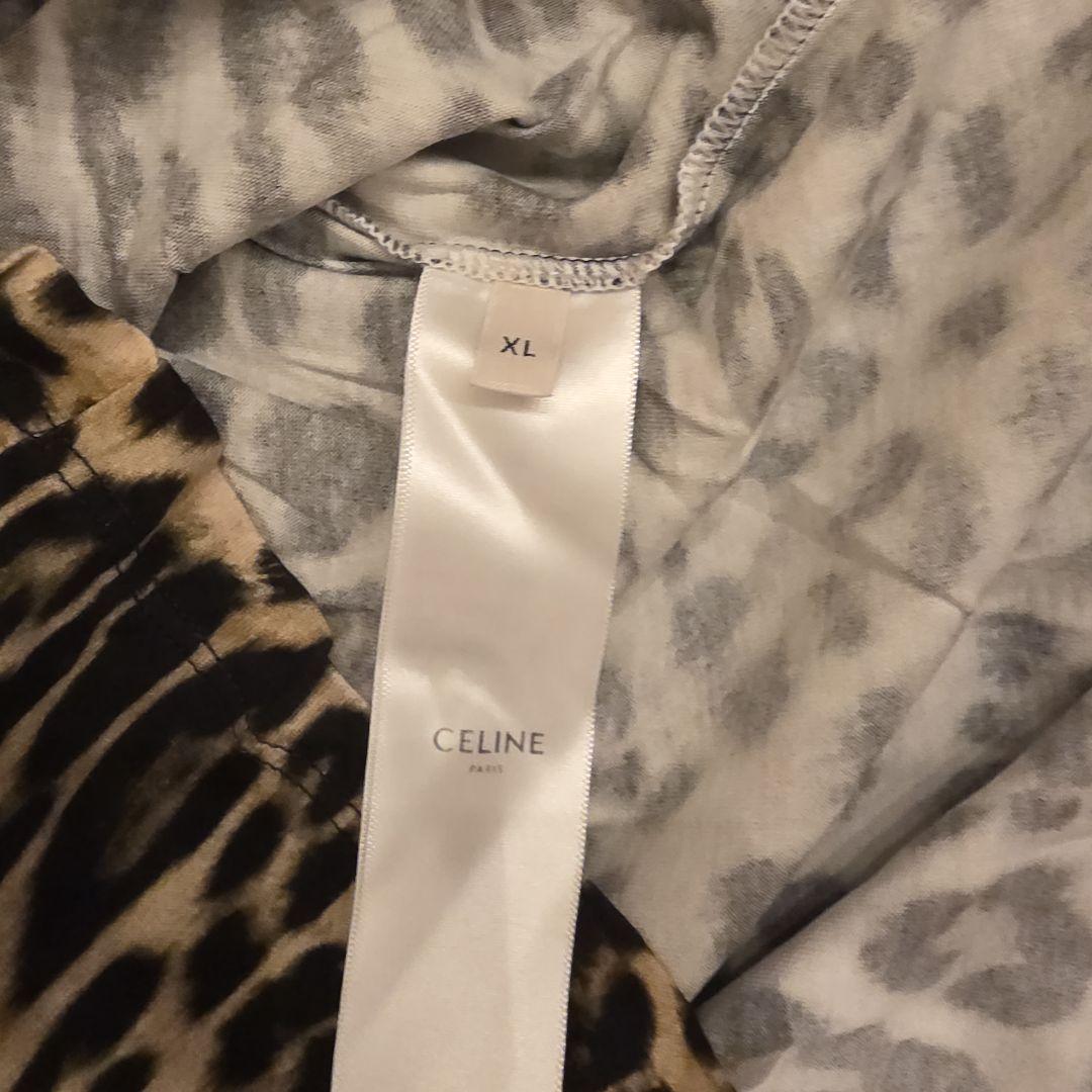 CELINE ヒョウ柄 Tシャツ