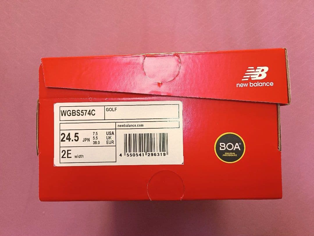 【値下げ】【美品】NEW BALANCE ゴルフ WGBS574C スパイクレス