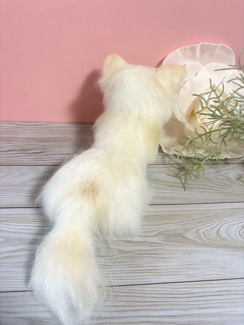 みみこ　羊毛犬　羊毛フェルト　おすましチワワ