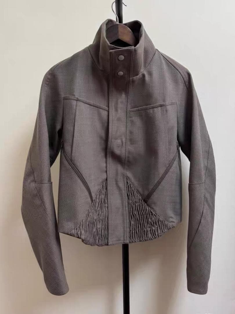 KIKO KOSTADINOV ブラウン スタンドカラー ジャケット L