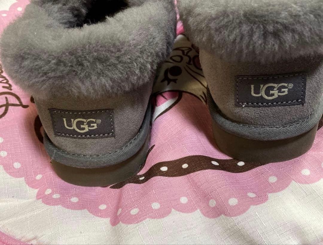 や*し様 UGG NITA アグムートン ブーツ スリッポンスリッパUS7