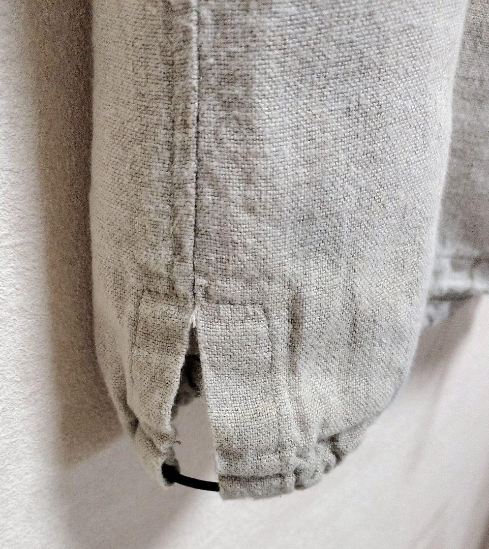 希少　BALANCE WEAR DESIGN　フーデッドプルオーバーリネンベスト