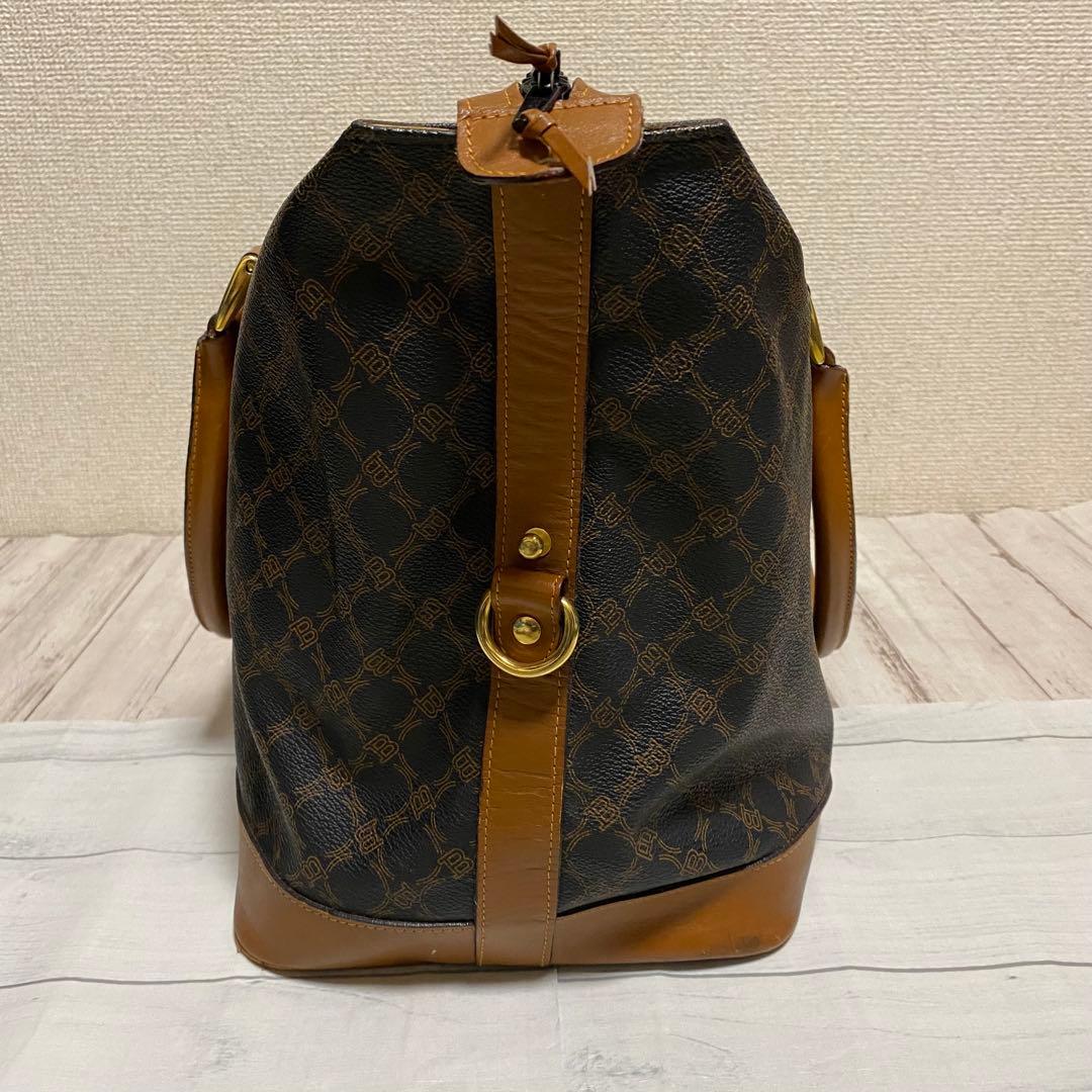 バリー BALLY ボストンバッグ ダークブラウン