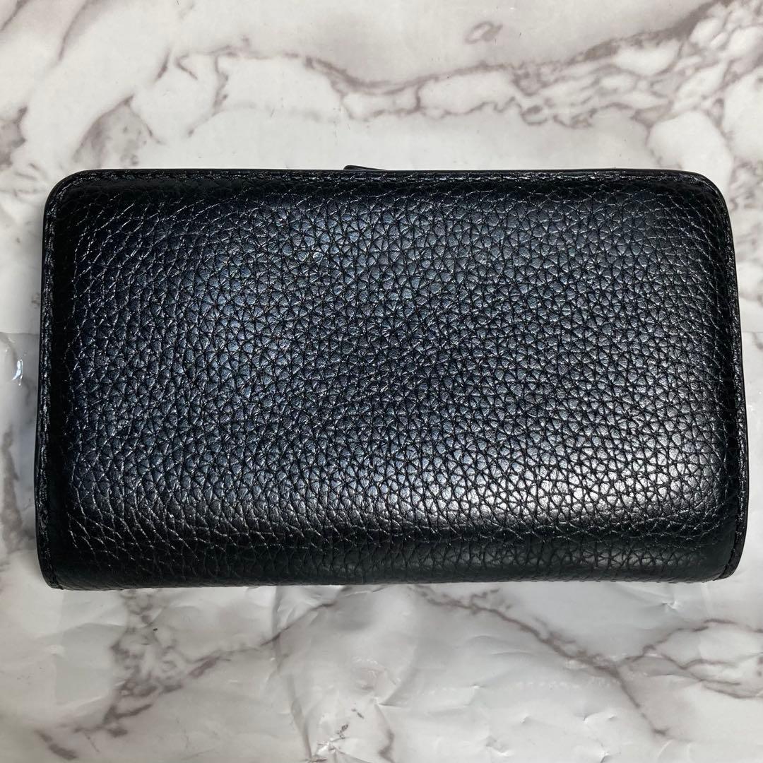 MARC JACOBS マークジェイコブス　　二つ折り財布　黒