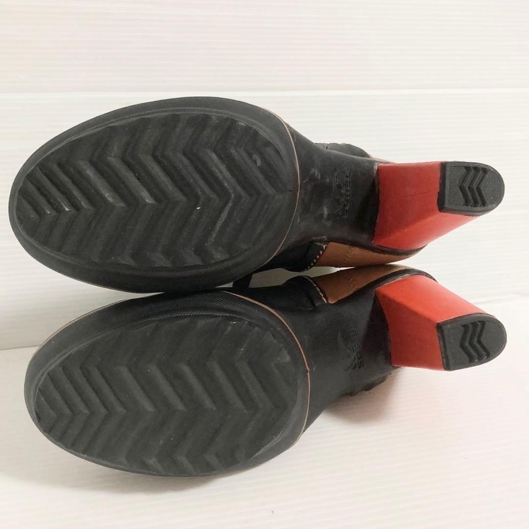 SOREL ソレル アンクル レインブーツ 25cm ヒール
