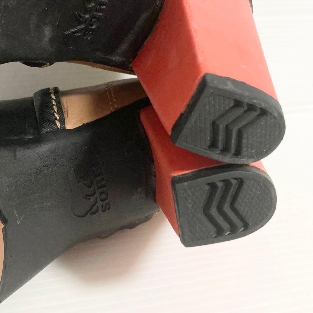 SOREL ソレル アンクル レインブーツ 25cm ヒール
