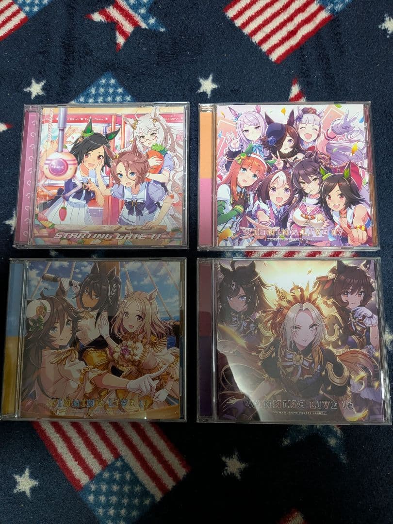 ウマ娘 CD まとめ売り×14セット。※最後の4枚はケースだけ傷有り。