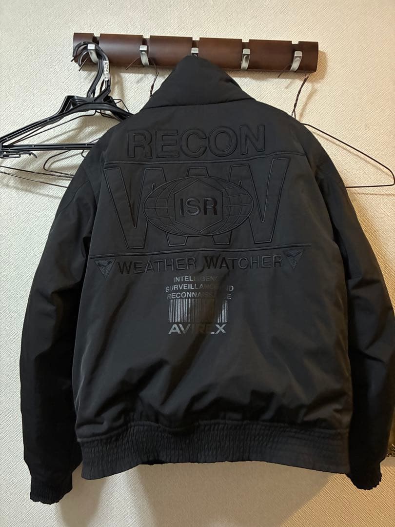 AVIREX フライトジャケット ウェザーウォッチャー黒 美品