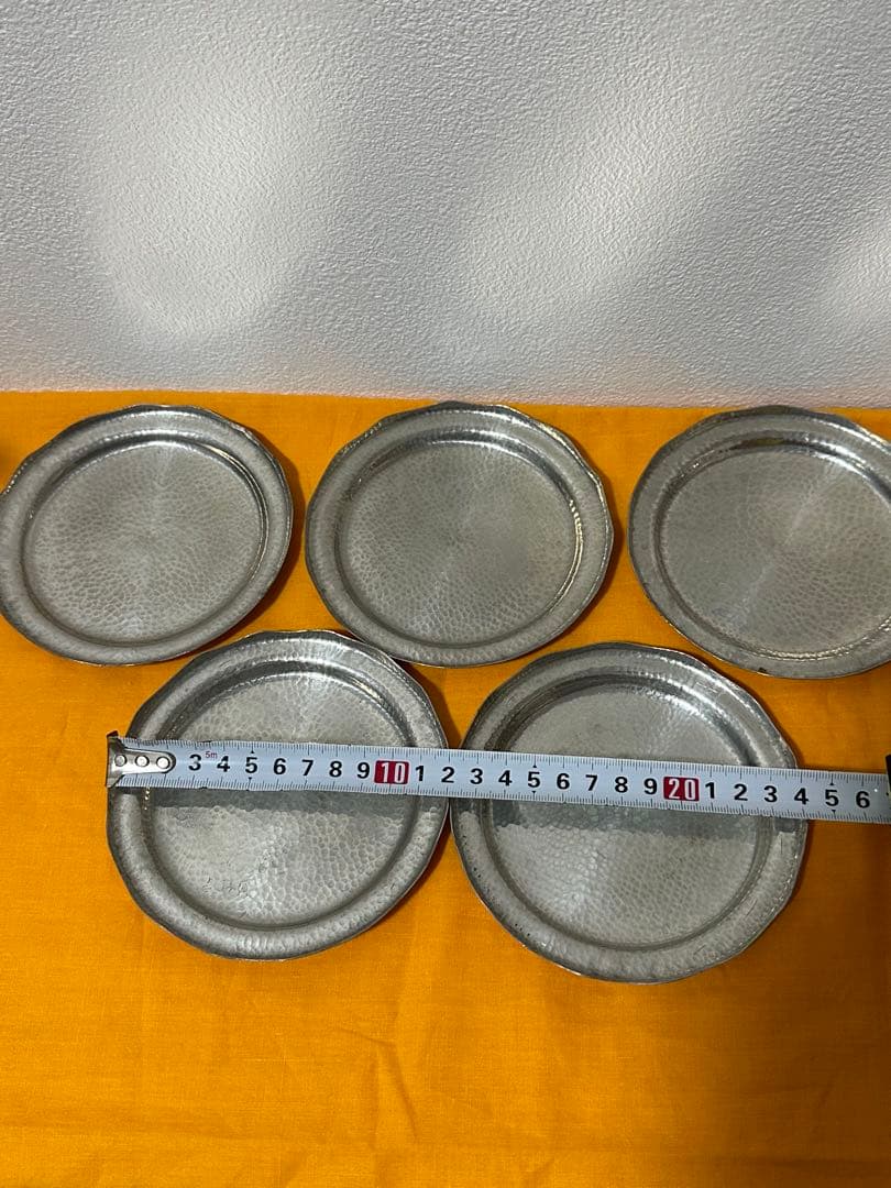 純錫製果物皿 5枚セット