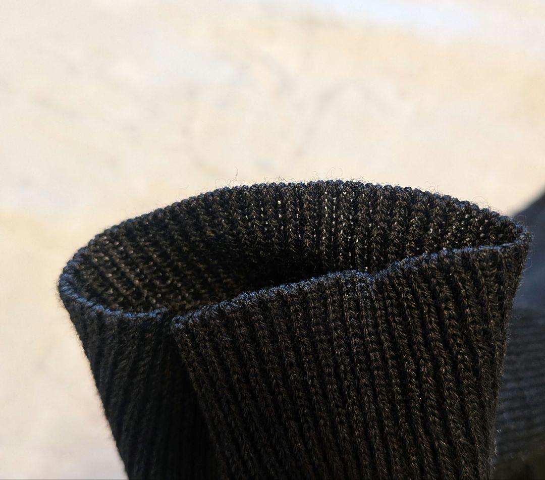 Yohji Yamamoto +Noir カーディガン 変形　ブラック　襟付き