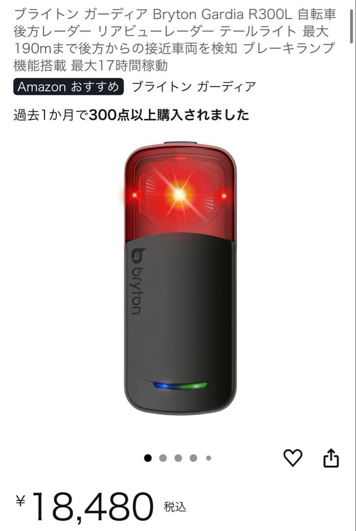 ブライトン ガーディア Bryton Gardia R300L