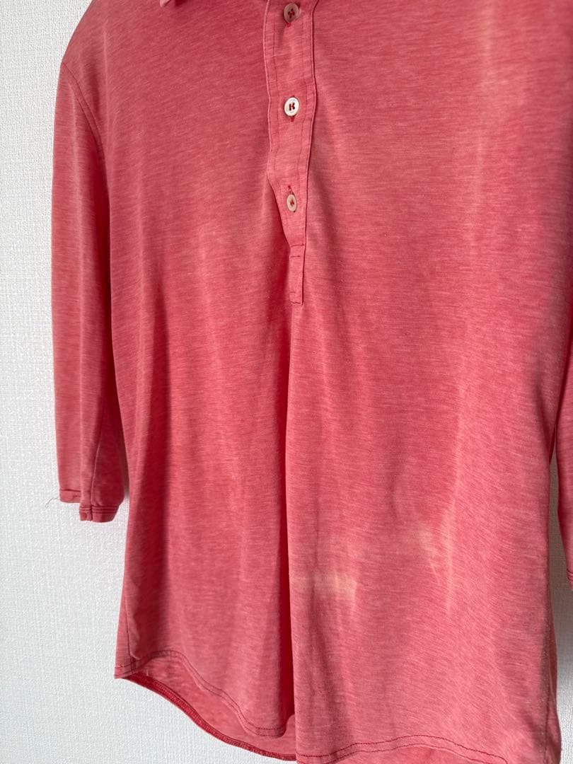 Vintage RAF SIMONS ポロシャツ　46 ピンク