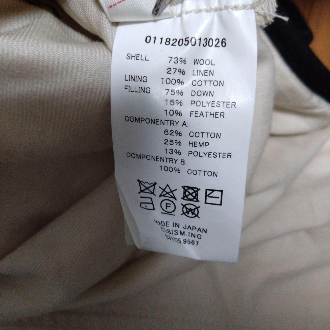 visvim WAWONA DOWN VEST（W/L NEP TWEED）
