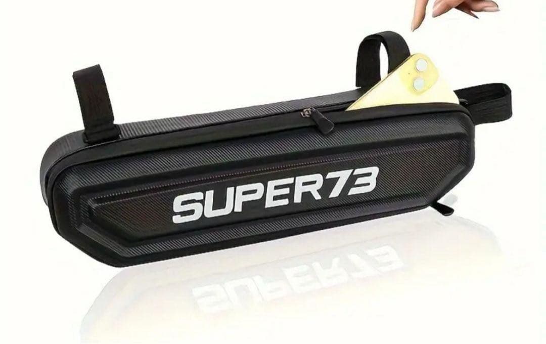 【新品未使用】SUPER73 ハードシェルバッグ ブラック　フレームバッグ