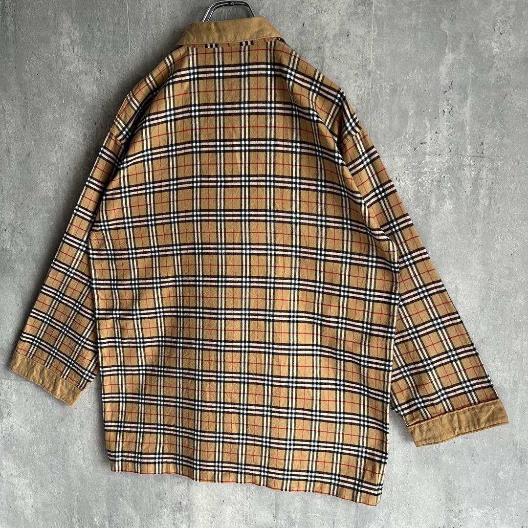 BURBERRY LONDON　ネルシャツタイプ　ノバチェック　セットアップ　L