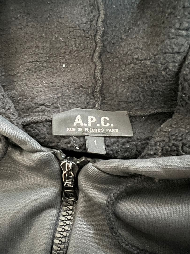 90〜00s A.P.C. アーペーセー コーティング フルジップパーカー