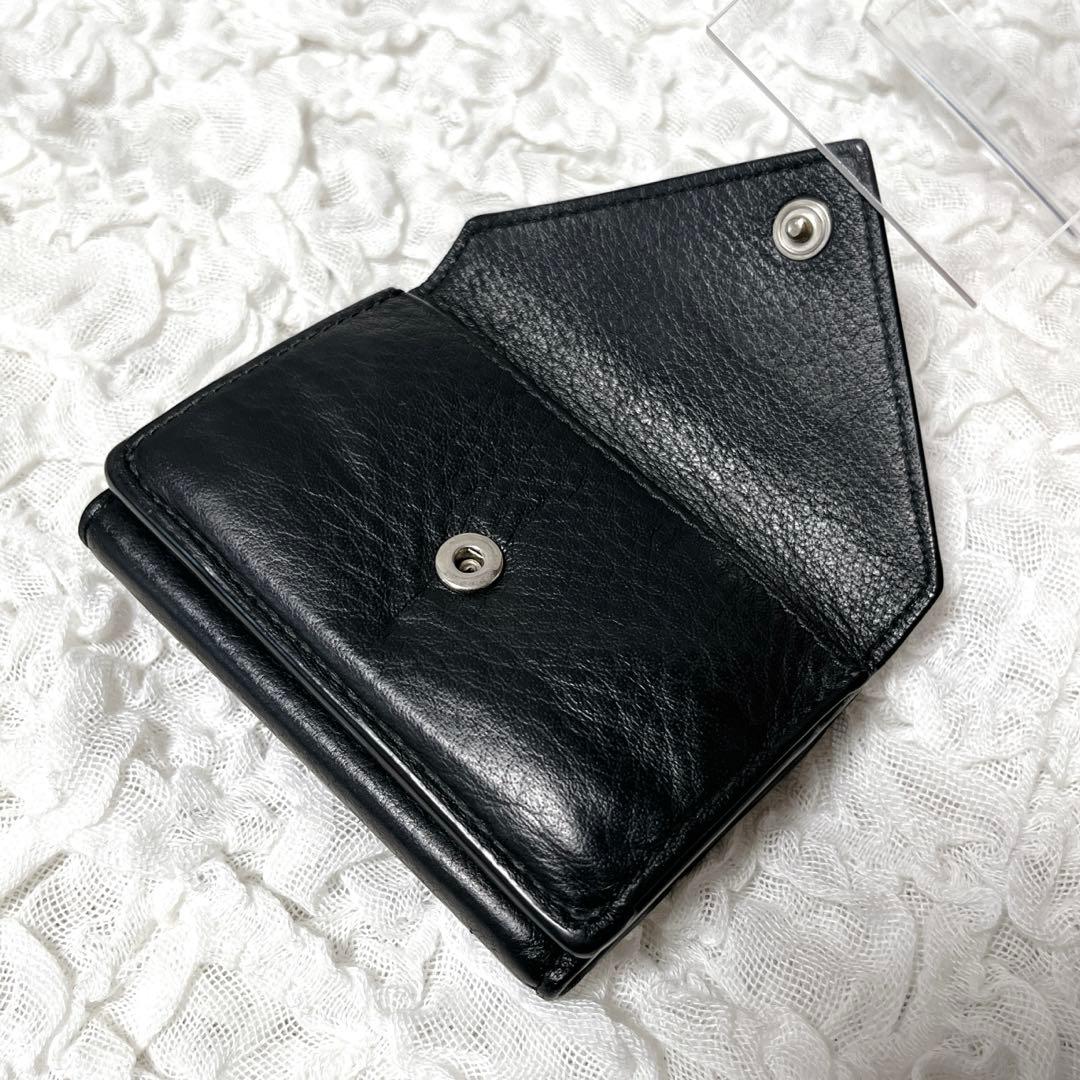 箱付✨ペーパーミニウォレットBALENCIAGA 三つ折り財布　バレンシアガ