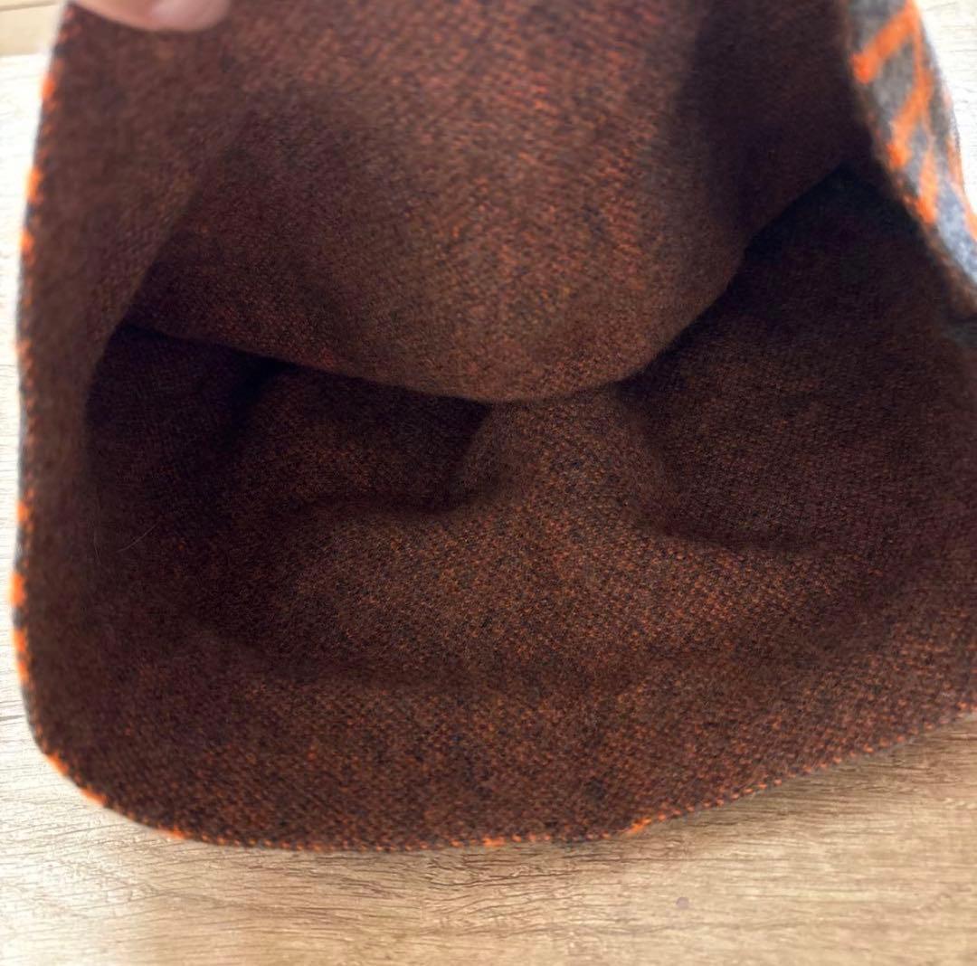 Vivienne Westwood ビーニー ニット帽 グレー×オレンジ　レア