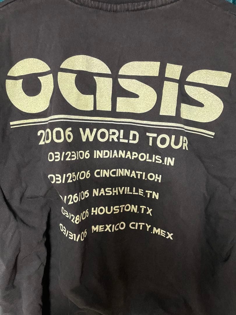 Oasis バンドTシャツ ブラック