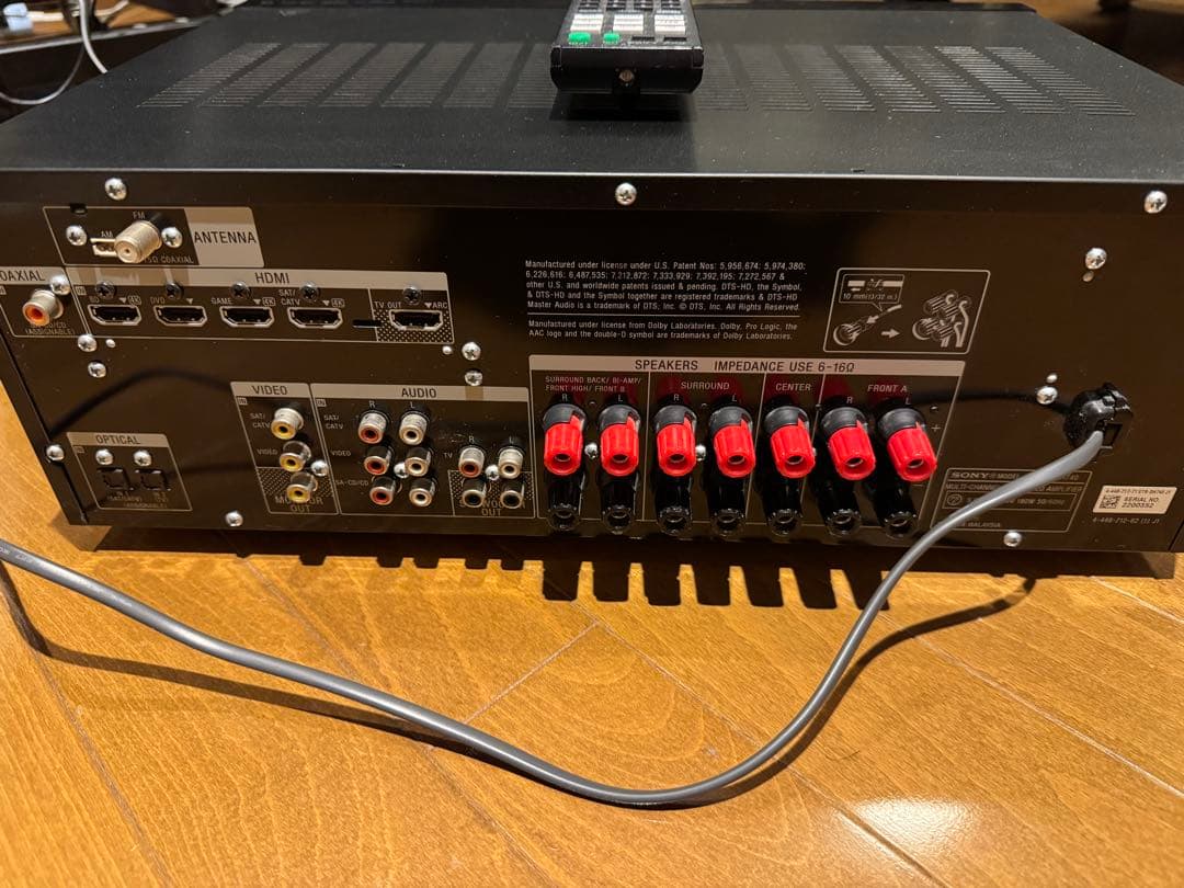 【ジャンク品】SONY STR-DH740 アンプ