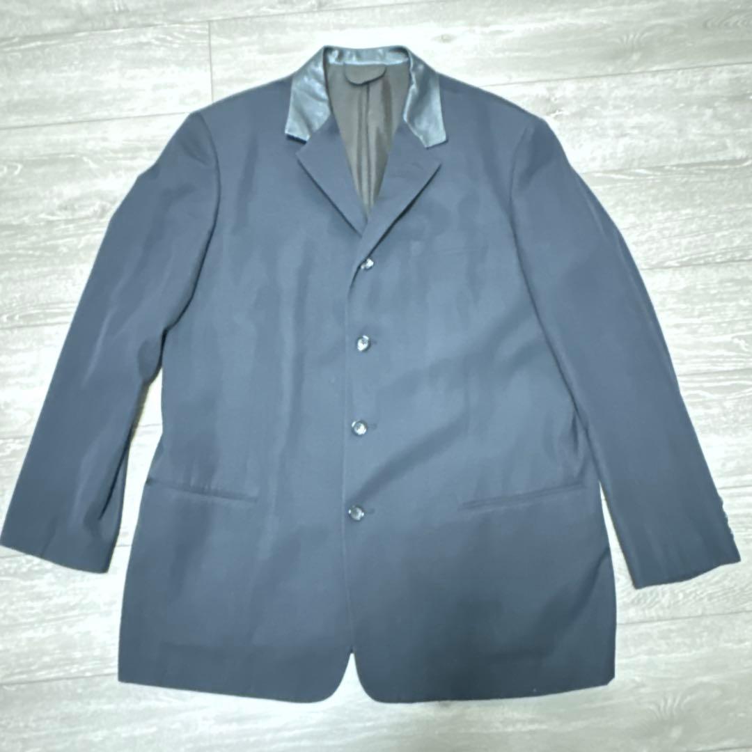 Y's for men ジャケット　襟レザー