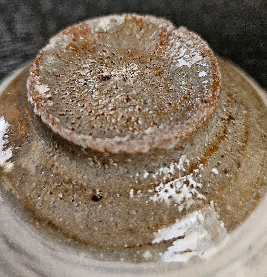 新進気鋭　人気作家　唐津焼　竹花正弘造　唐津　刷毛目　盃　酒杯　酒器　共箱　共布