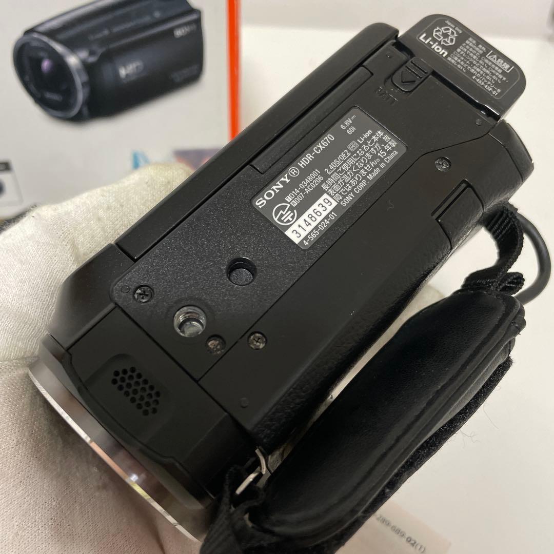 SONY ソニー デジタルHDビデオカメラ HDR-CX670 中古