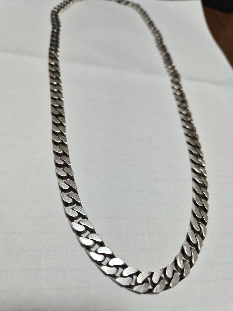 Italy　喜平　ネックレス　Silver925 60cm　7ミリ　76.7g