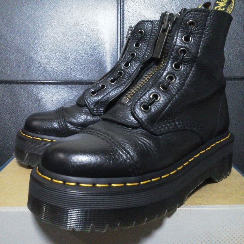 Dr.Martens SINCLAIR UK4 黒 厚底 8ホール JADON