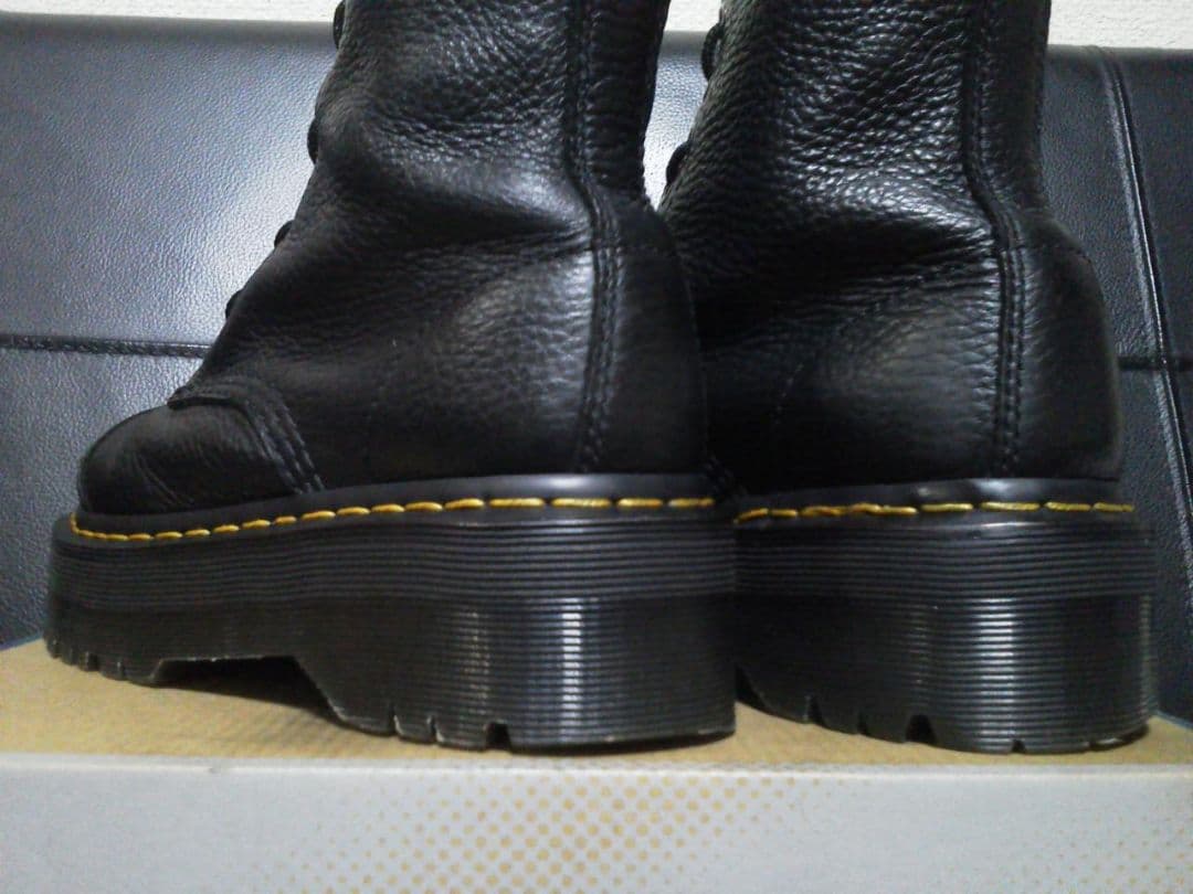 Dr.Martens SINCLAIR UK4 黒 厚底 8ホール JADON