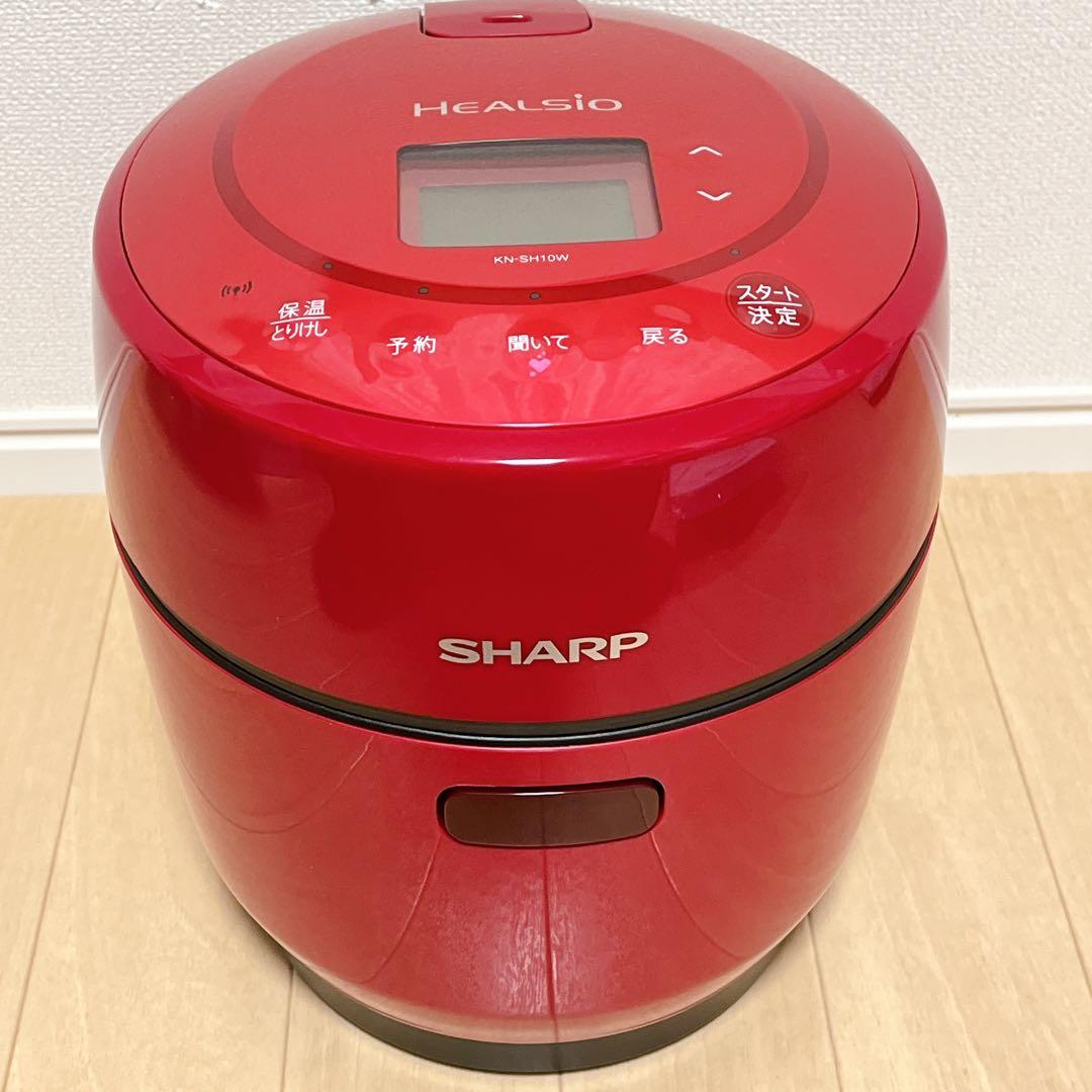 2回程度の使用　KN-SH10W-R 1.0L ホットクック　シャープ