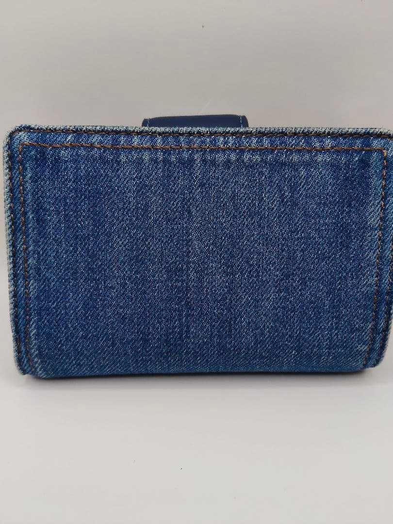 COACH　デニム　二つ折り財布