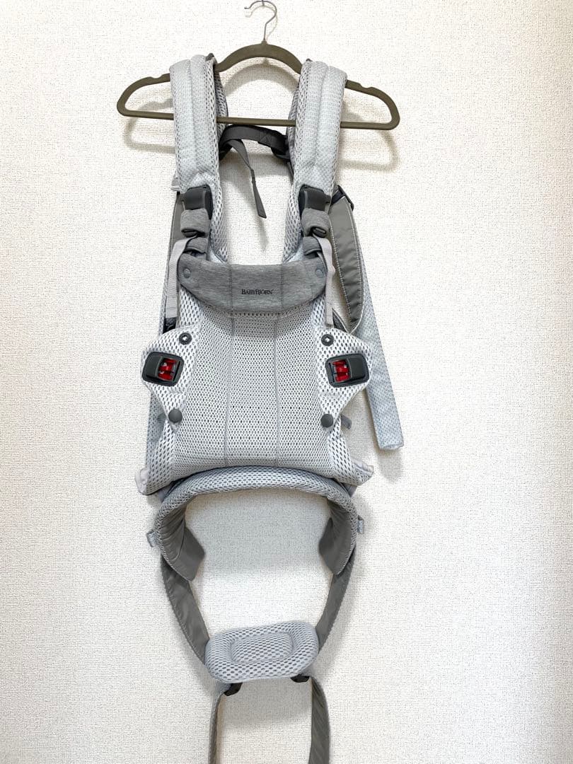 BABYBJORN 抱っこ紐 シルバー3Dメッシュ