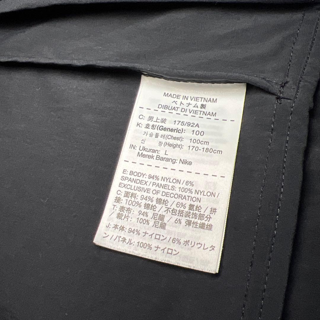 美品 NIKE FC 黒 Lサイズ モッズコート ナイロンコート