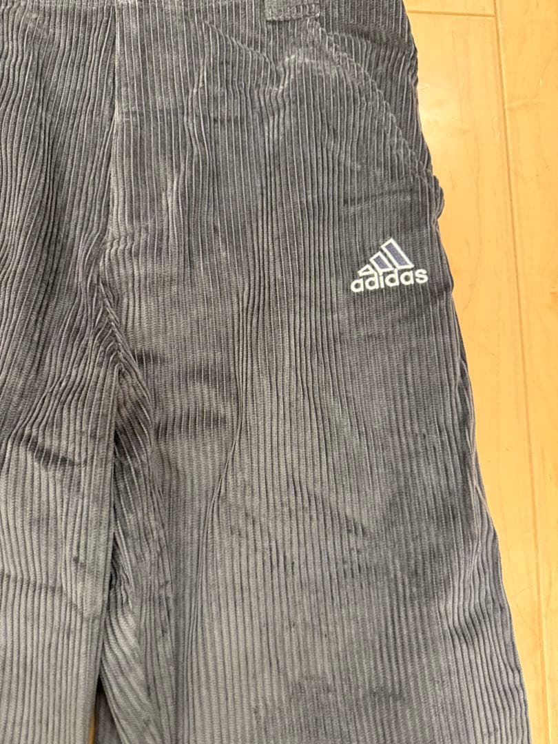 専用品　未使用adidas コーデュロイパンツ Lサイズ ダークグレー
