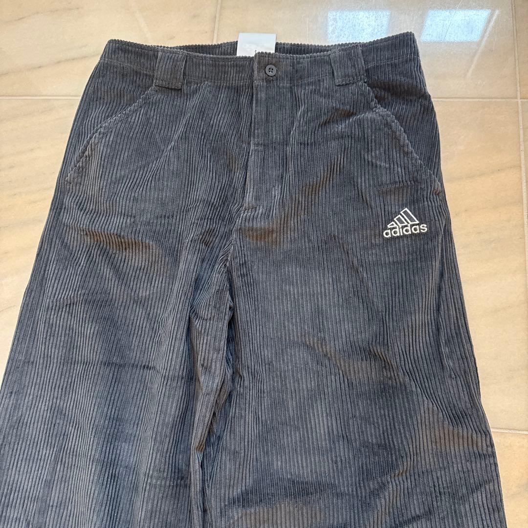 専用品　未使用adidas コーデュロイパンツ Lサイズ ダークグレー