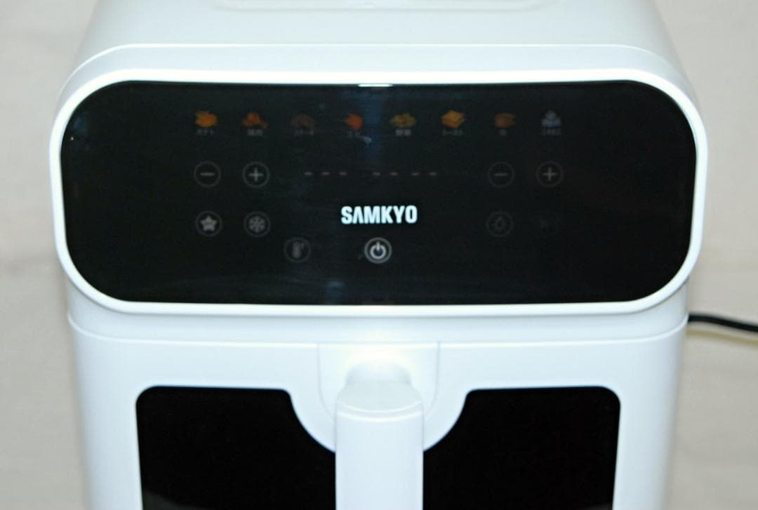 美品 SAMKYO エアフライヤー 6.2L F60 2025年製 取扱説明書付