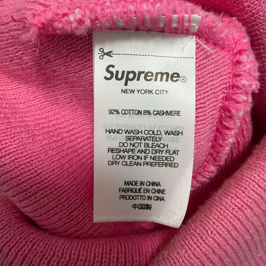 Supreme ピンク ニット帽 ビーニー