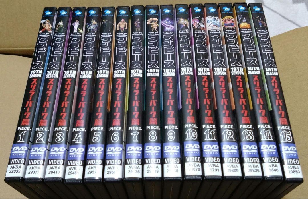 ONE PIECE　10thシーズンスリラーバーク篇　ＤＶＤ１５巻セット④