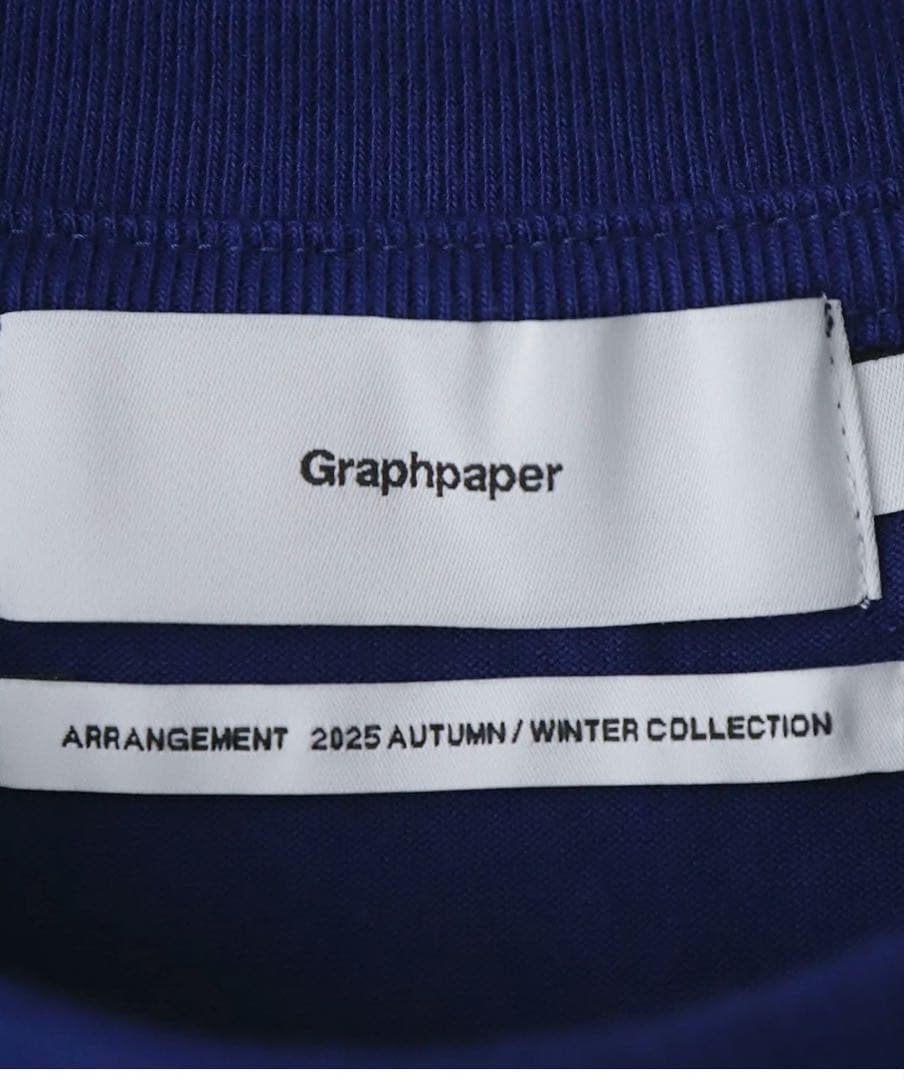 【新品】25AW Graphpaper Tri Spun Cotton Tee
