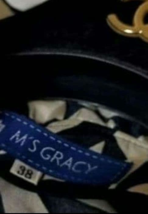M'S GRACY 花柄トレンチコート38