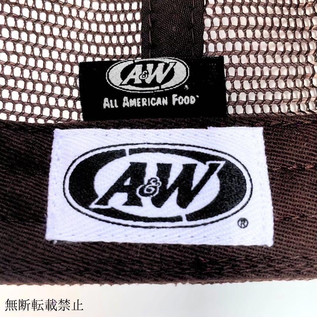 新品 A＆W キャップ トラッカーキャップ ブラウンTシャツ L 白 山田レン