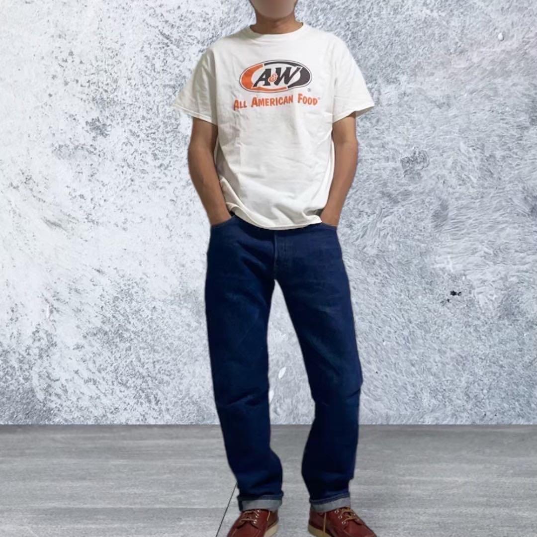 新品 A＆W キャップ トラッカーキャップ ブラウンTシャツ L 白 山田レン