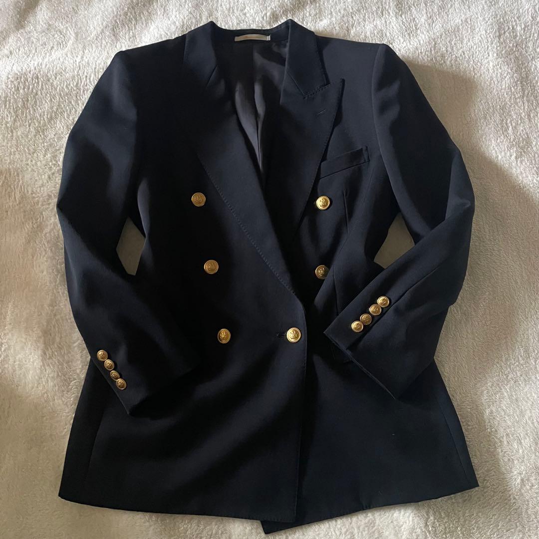 Aguascutum アクアスキュータム テーラードジャケット　金ボタン　ダブル