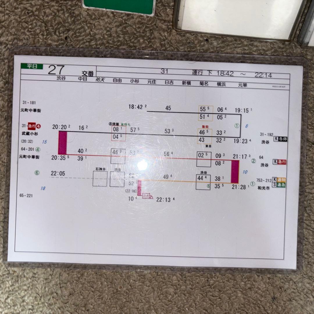 【超豪華セット】東急電鉄 乗務員カバン 世田谷線 東横線スタフ 田園都市線種別札