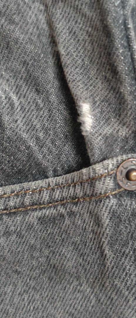 Levis501 ブラックデニム