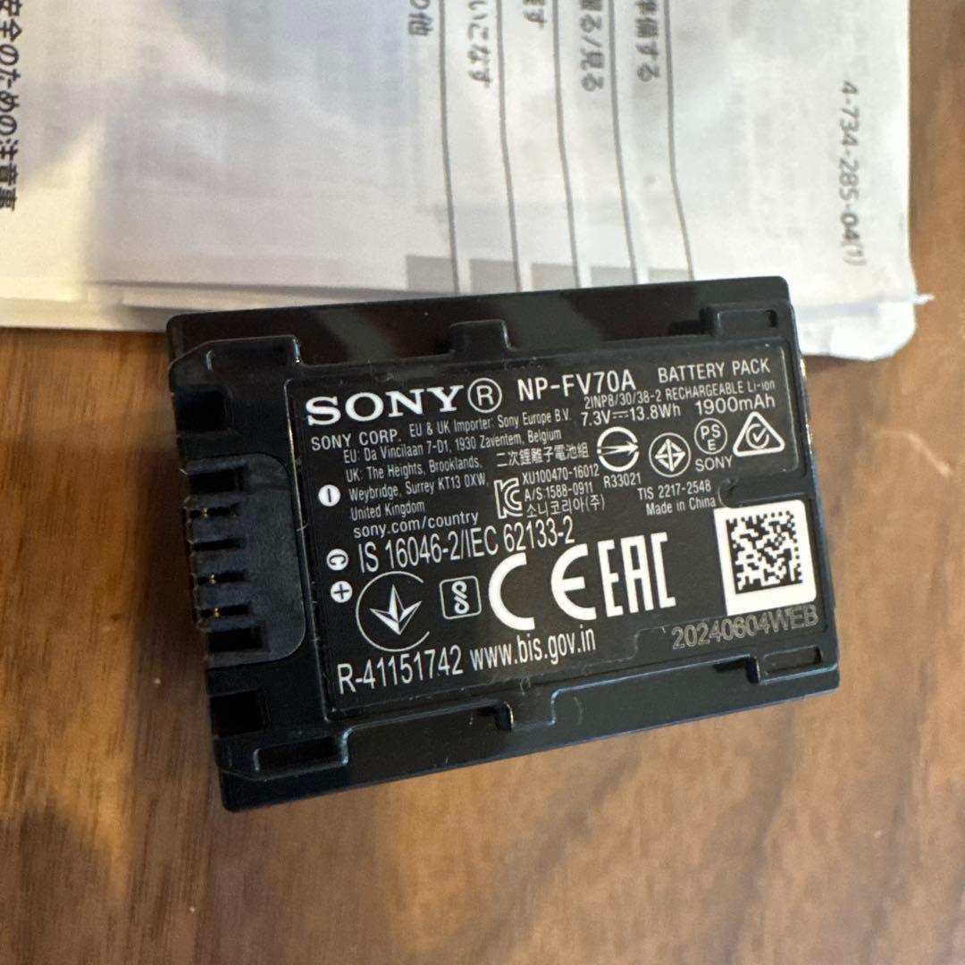 ビデオカメラ SONY Handycam FDR-AX45A